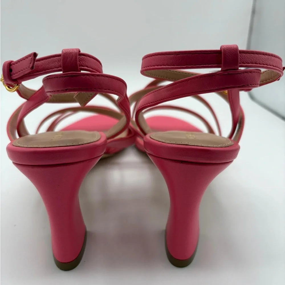 New Cole Haan Women's Pink Addie strap sandals/heels 8